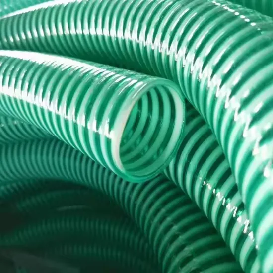 Mangueira de sucção de PVC Helix de alta qualidade e excelência Mangueira de sucção de PVC corrugada