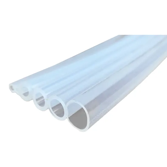 Mangueira de vácuo de água extrudada de tubo de silicone resistente ao calor de 1 mm e 2 mm