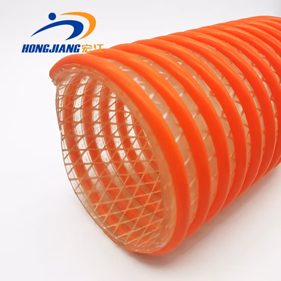 Mangueira de sucção helicoidal flexível de PVC resistente ao desgaste de alta pressão para areia