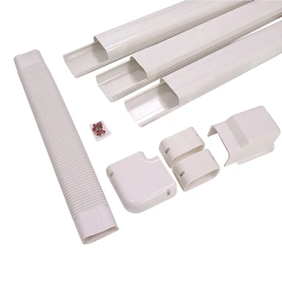 Kit de instalação de dutos de ar condicionado Conectores de PVC de plástico