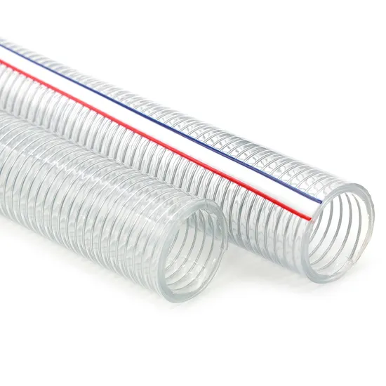 Mangueira reforçada com fio de aço PVC Spring Helix ID1/2 polegadas